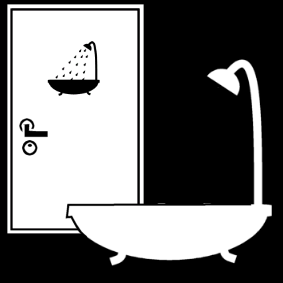 bathroom door unlocked